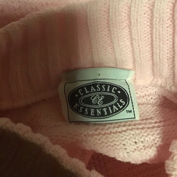 Vintage 90s pink oversized sweater - Picture 2 of 8